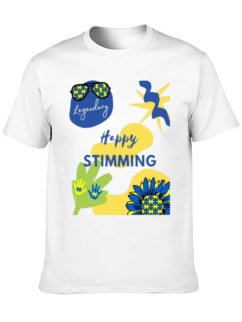 Happy Stimming T-Shirt Autism Awareness Graphic Tee