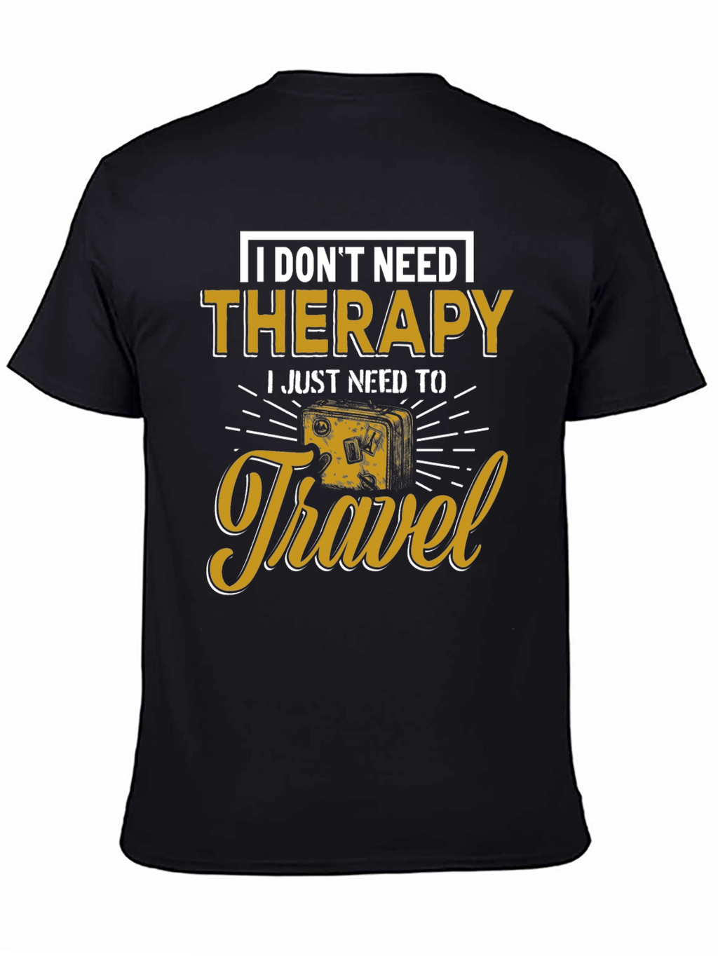 Travel Therapy T-Shirt: Vacation Adventure Tee