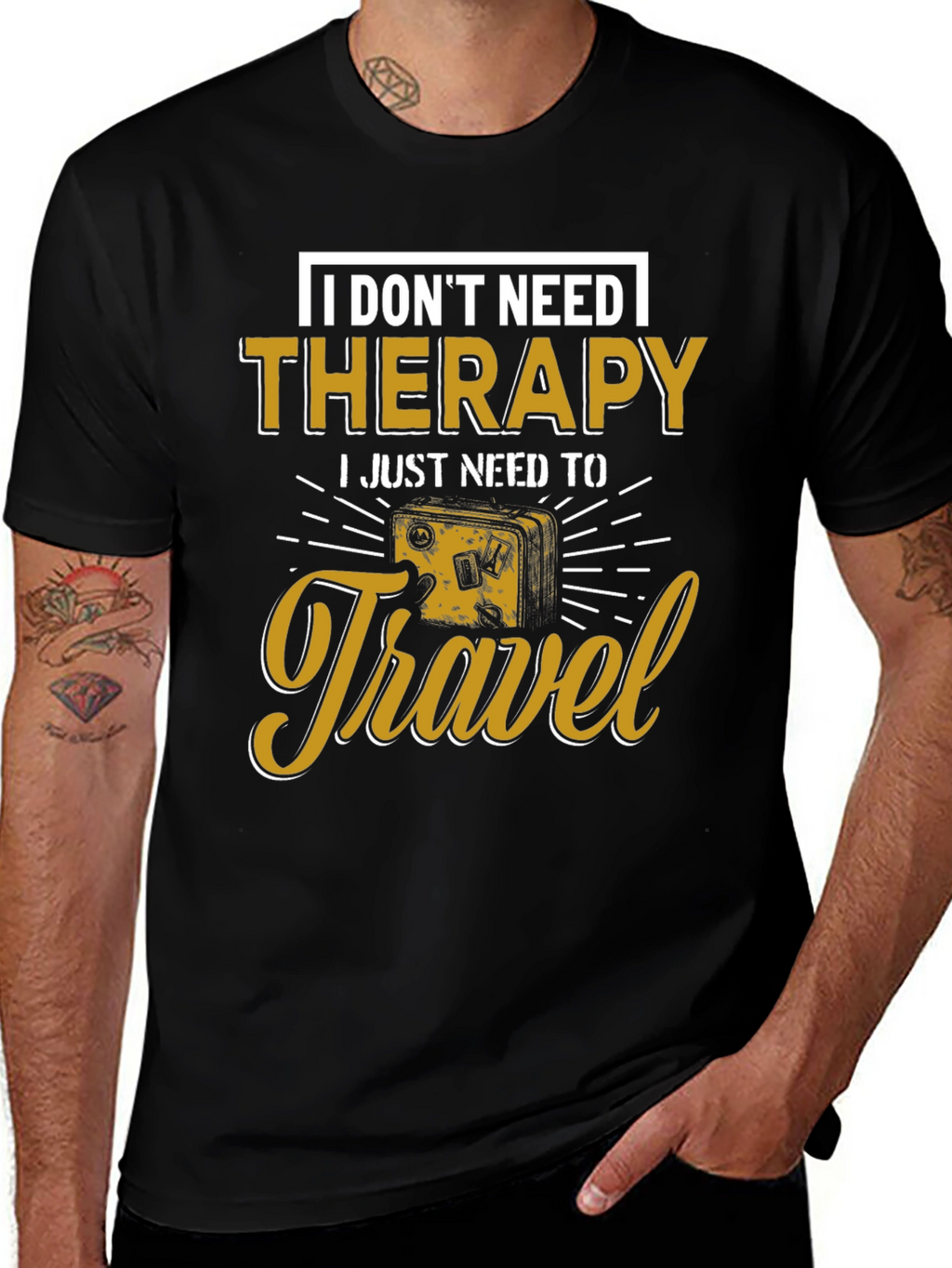 Travel Therapy T-Shirt: Vacation Adventure Tee