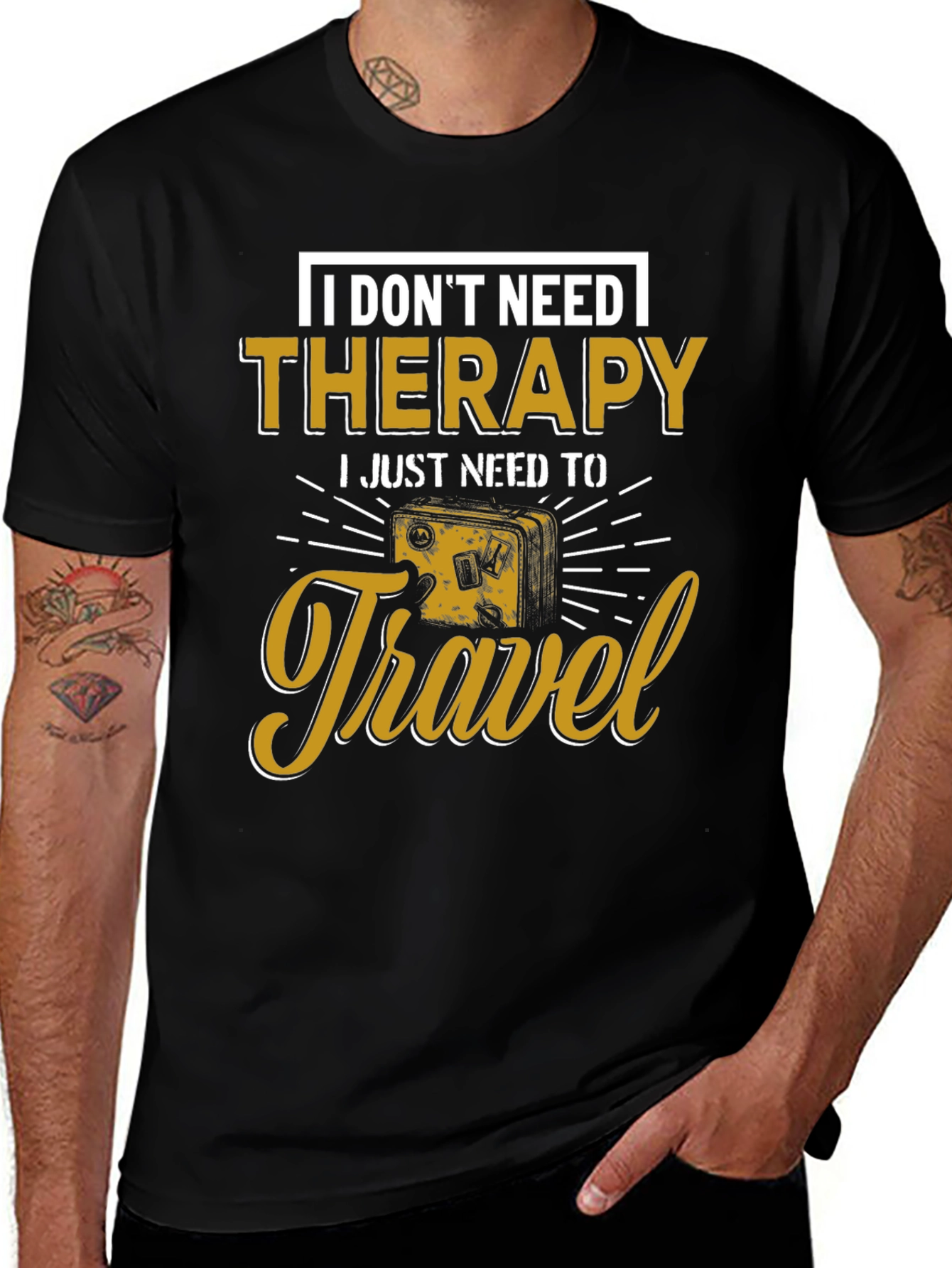 Travel Therapy T-Shirt: Vacation Adventure Tee