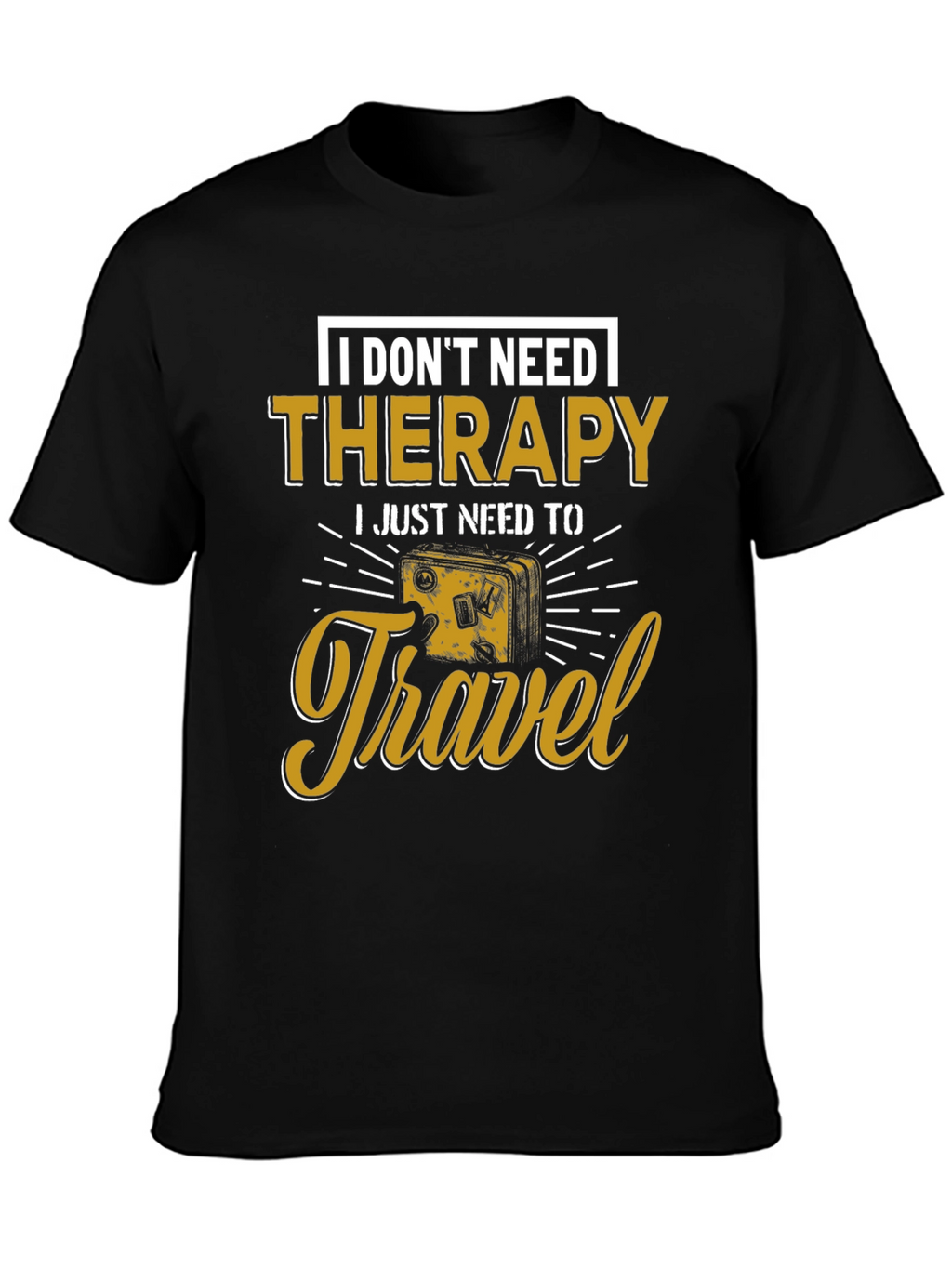 Travel Therapy T-Shirt: Vacation Adventure Tee