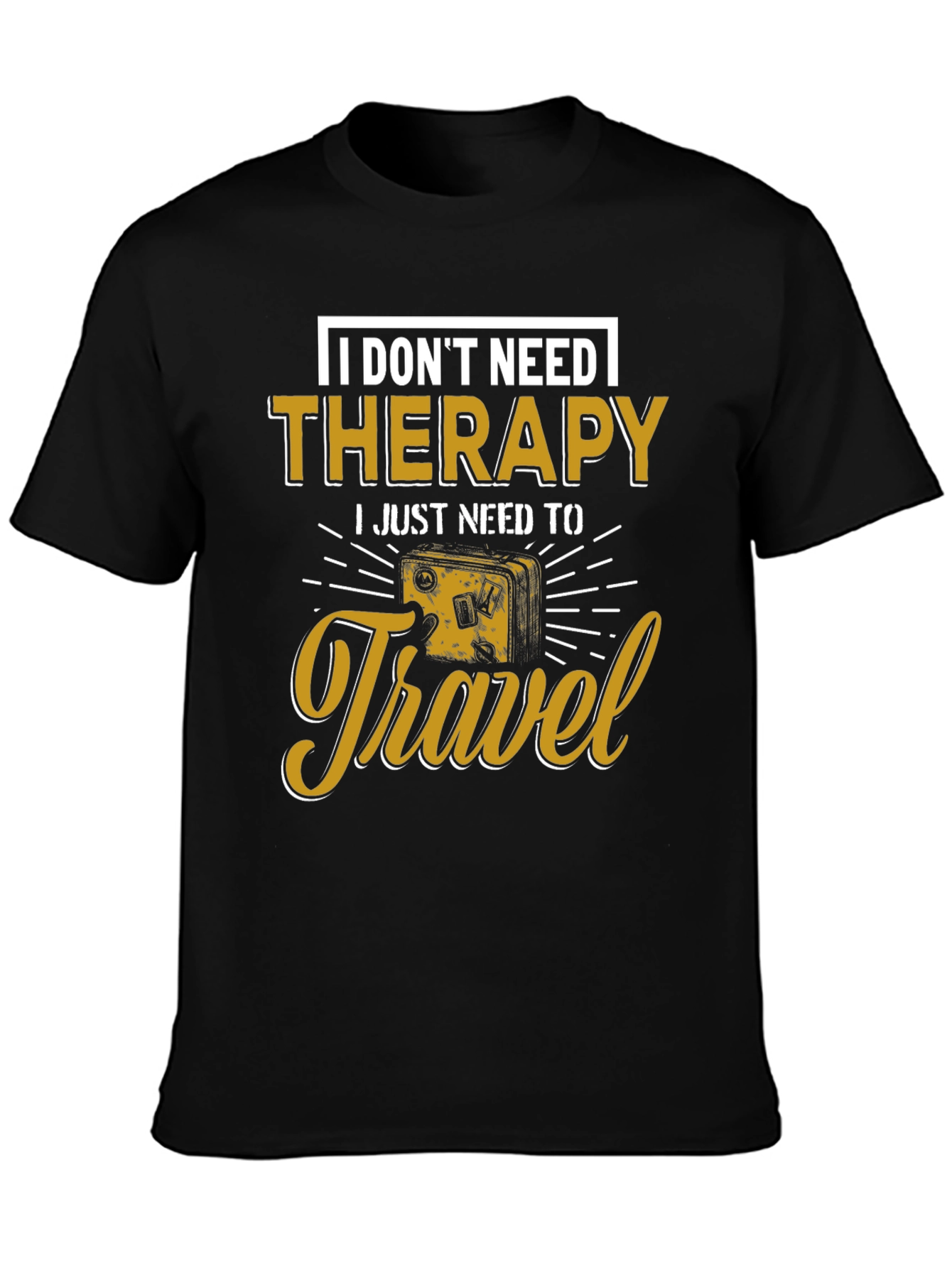 Travel Therapy T-Shirt: Vacation Adventure Tee