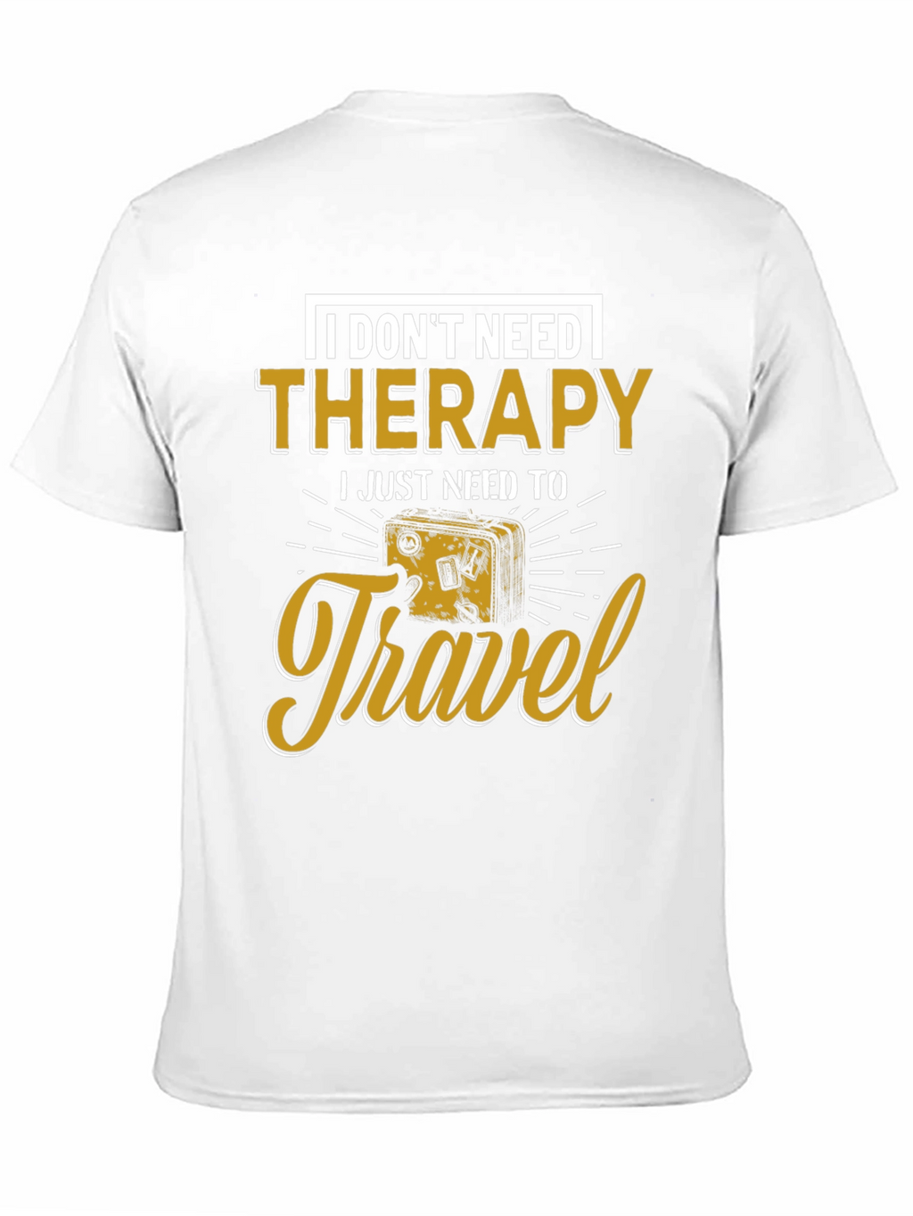 Travel Therapy T-Shirt: Vacation Adventure Tee