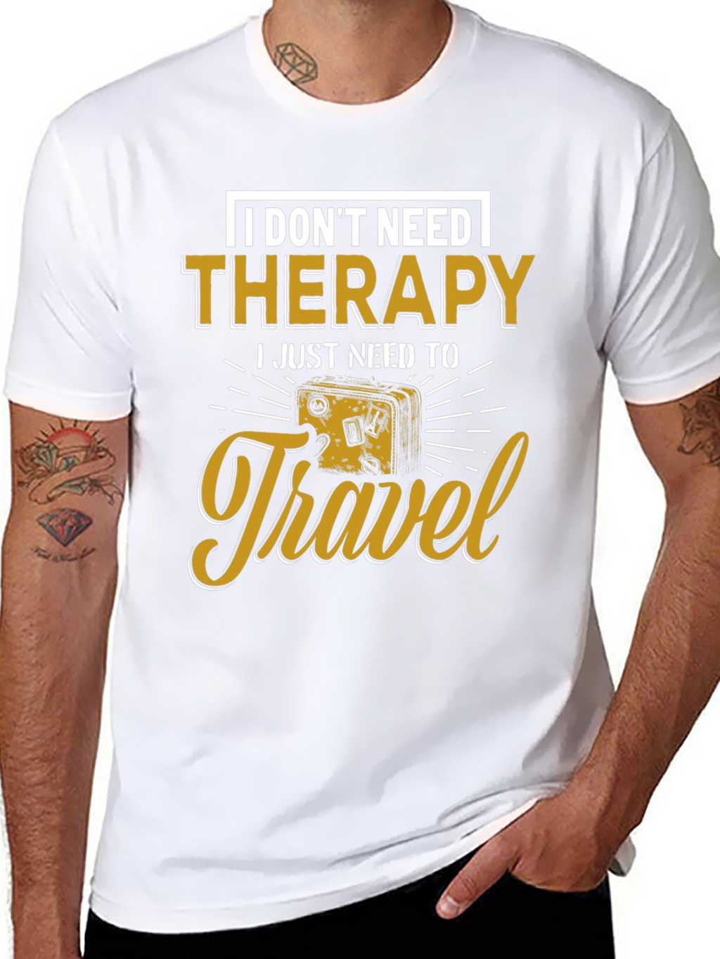 Travel Therapy T-Shirt: Vacation Adventure Tee