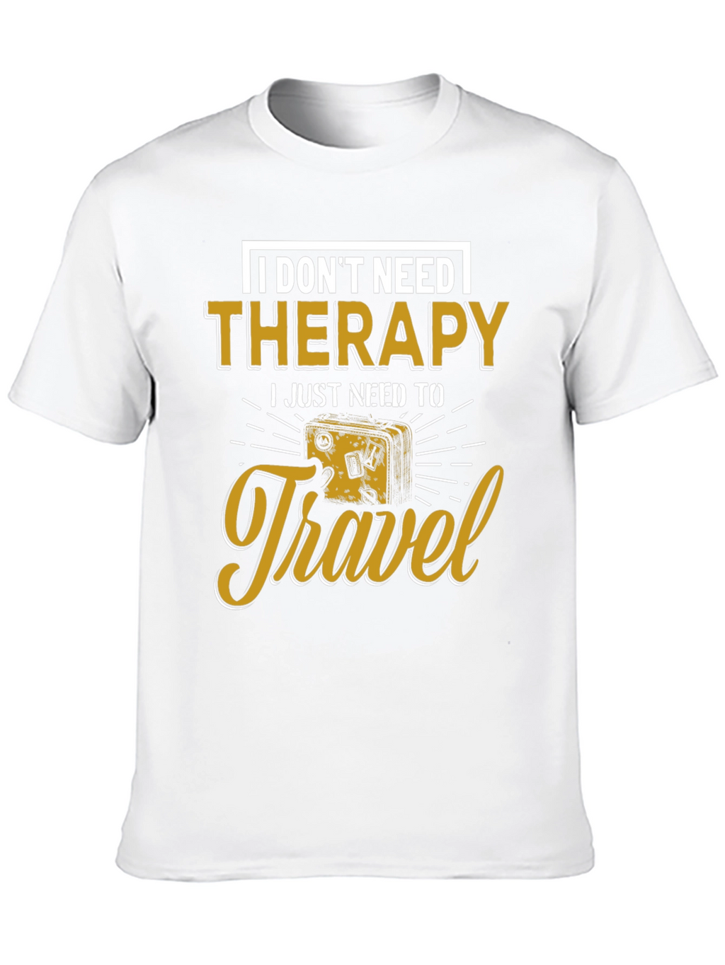Travel Therapy T-Shirt: Vacation Adventure Tee