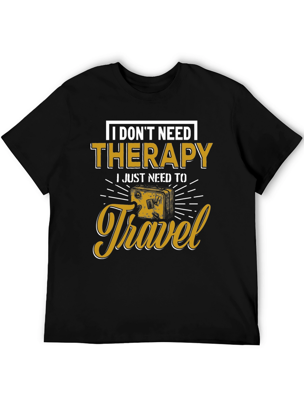 Travel Therapy T-Shirt: Vacation Adventure Tee
