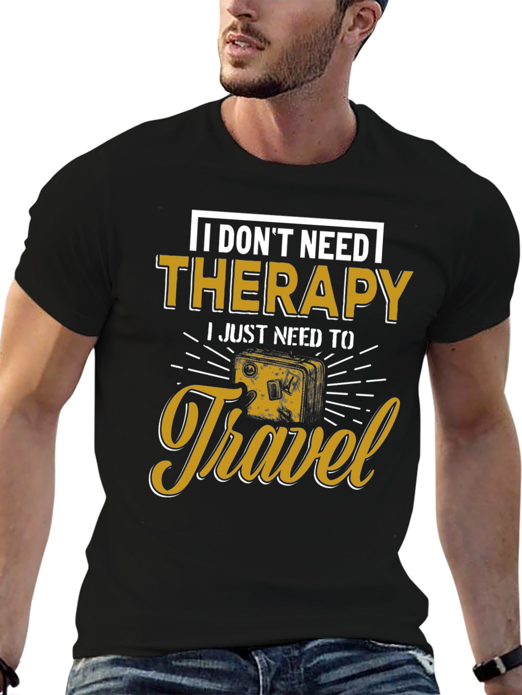Travel Therapy T-Shirt: Vacation Adventure Tee