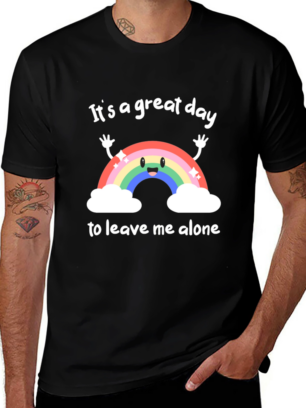 Great Day Leave Me Alone Graphic T-Shirt