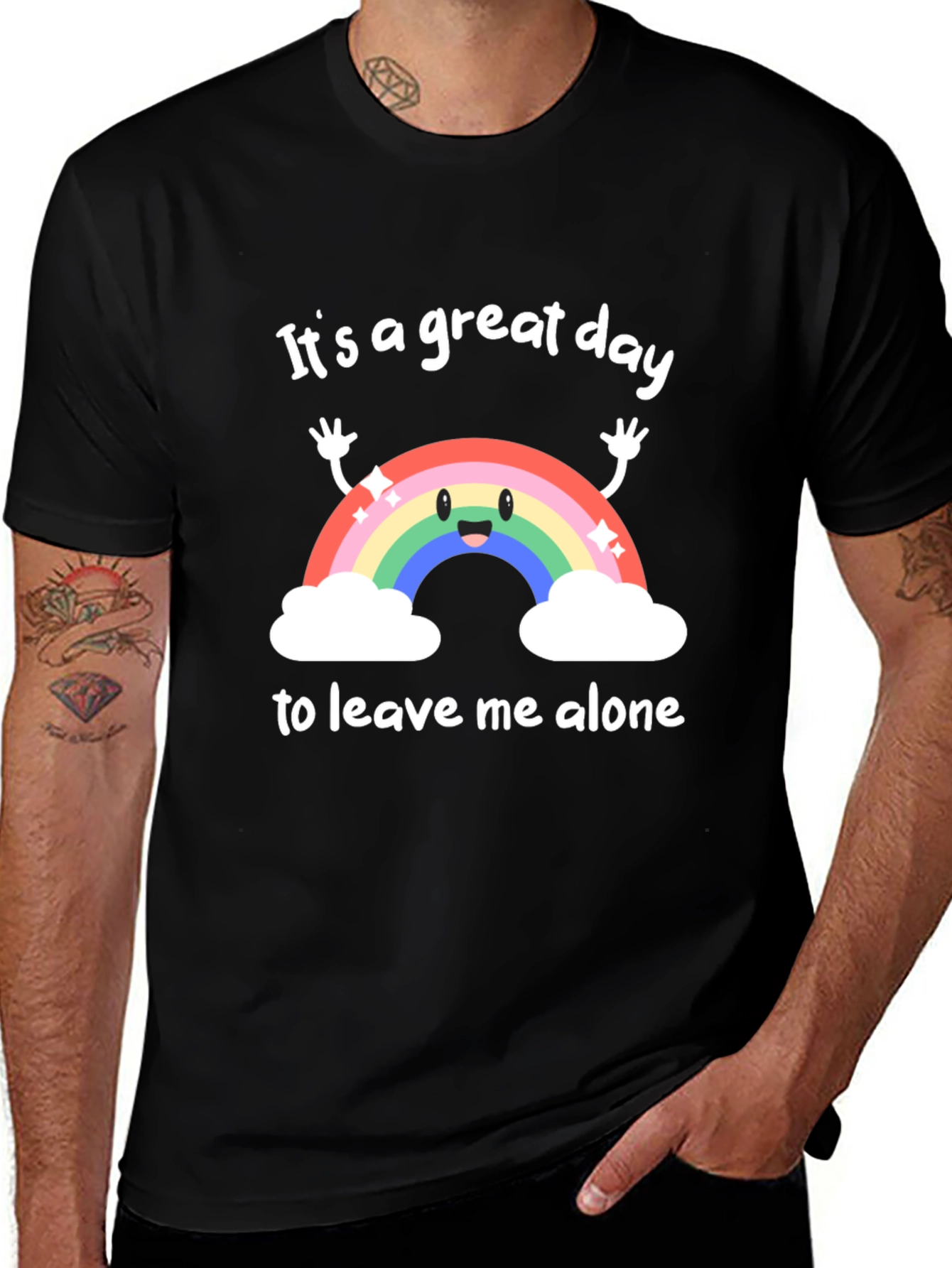 Great Day Leave Me Alone Graphic T-Shirt