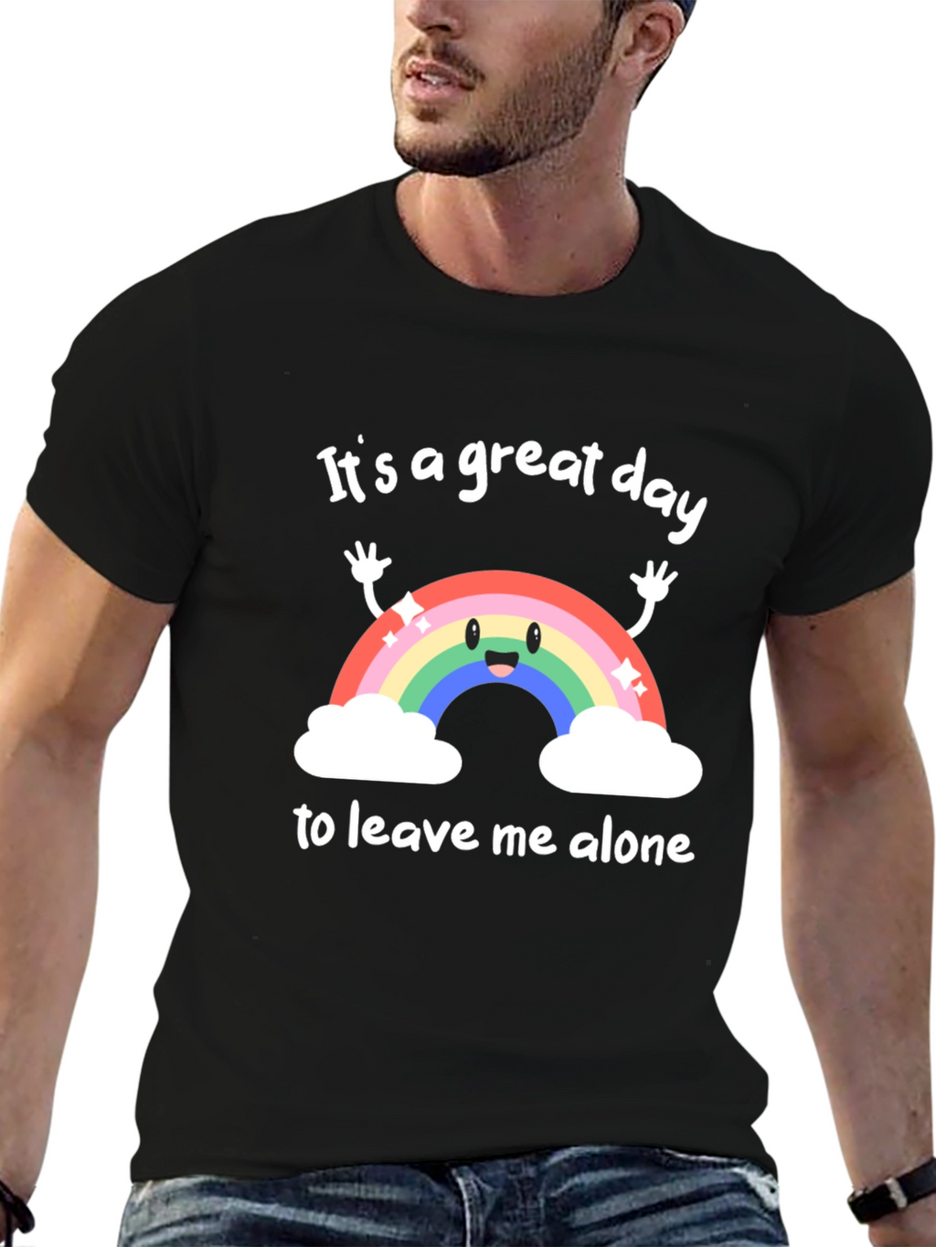 Great Day Leave Me Alone Graphic T-Shirt