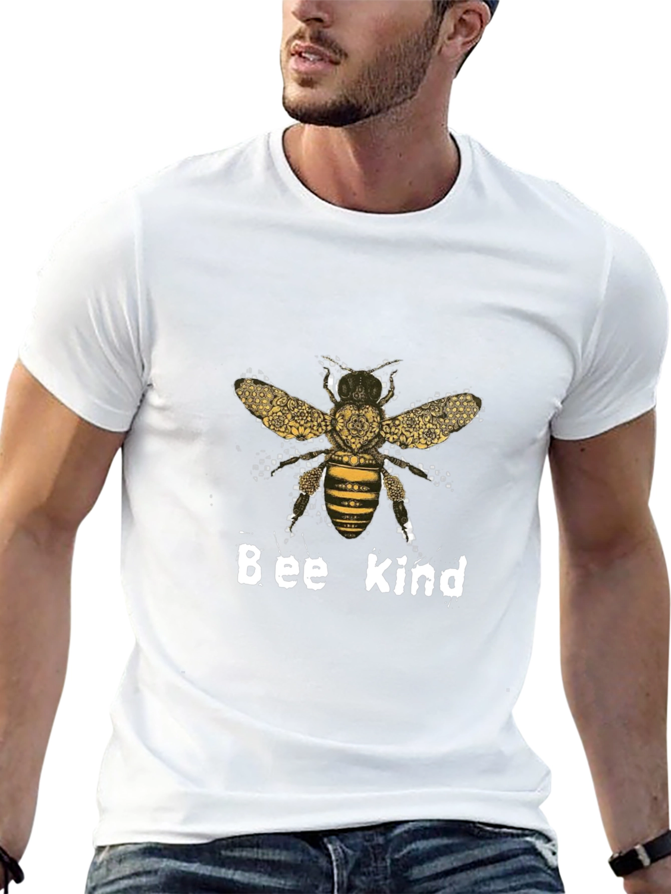 Bee Kind T-Shirt Black Cotton Graphic Tee