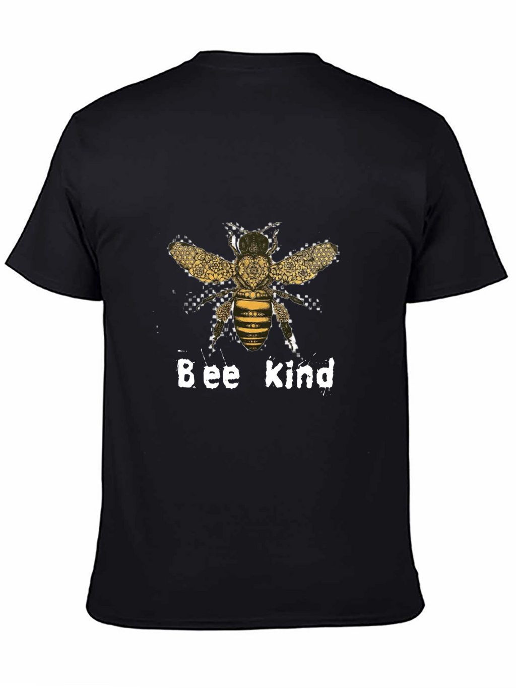 Bee Kind T-Shirt Black Cotton Graphic Tee