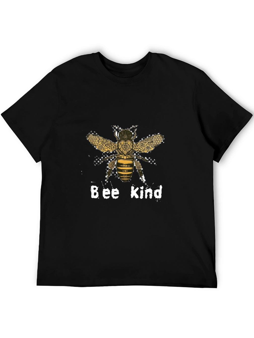 Bee Kind T-Shirt Black Cotton Graphic Tee