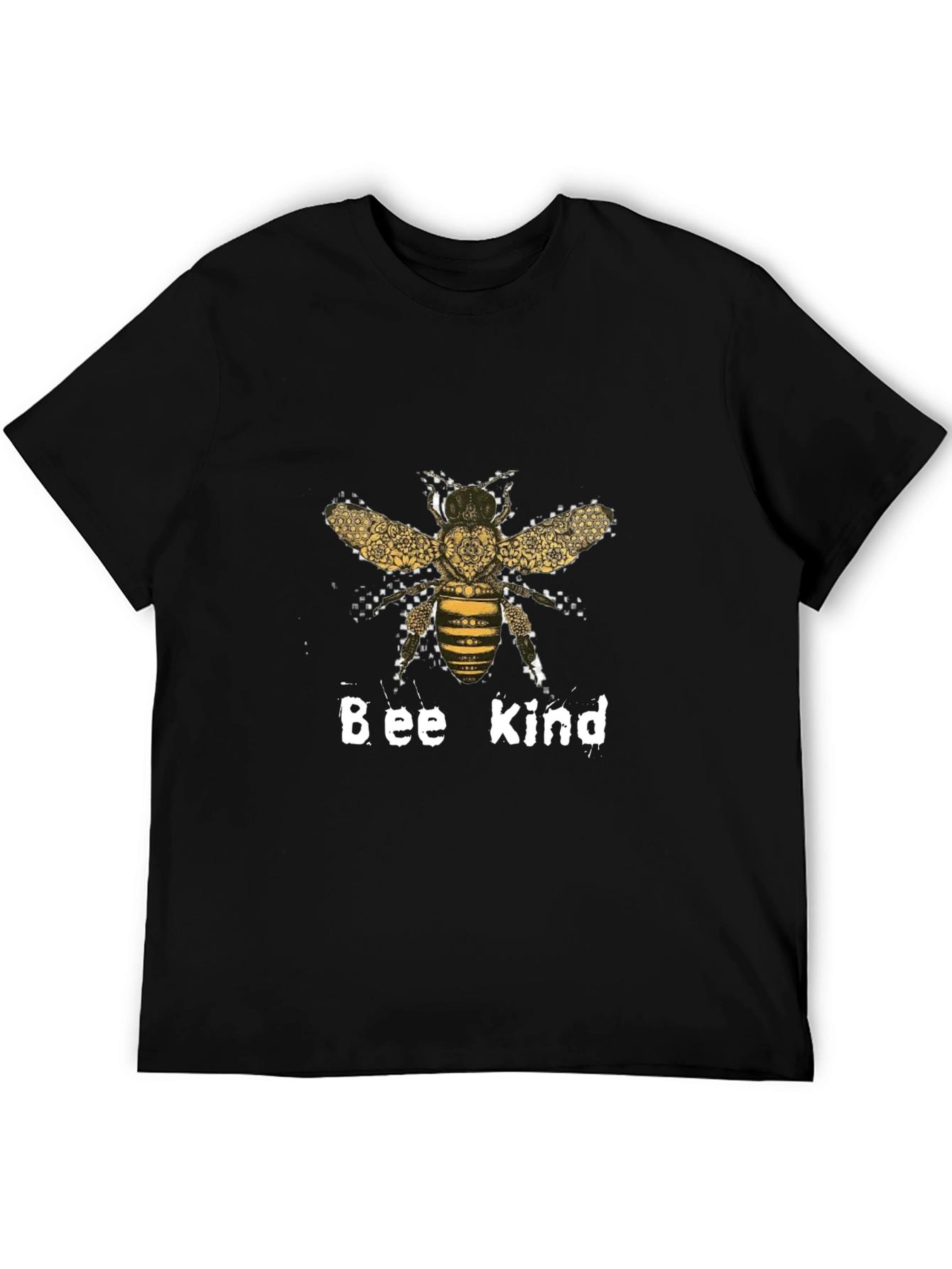 Bee Kind T-Shirt Black Cotton Graphic Tee