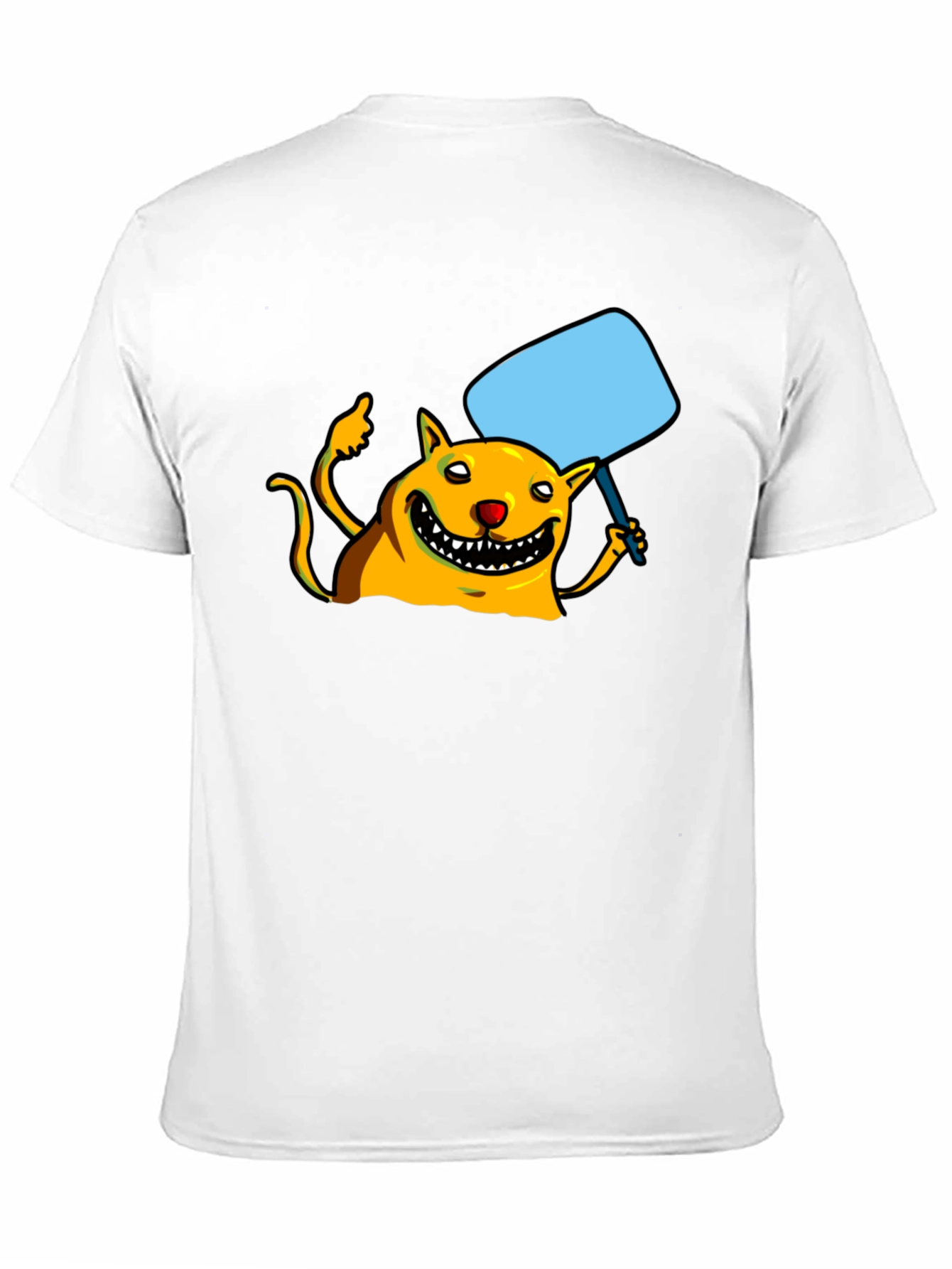 Smiling Monster Graphic Black T-Shirt