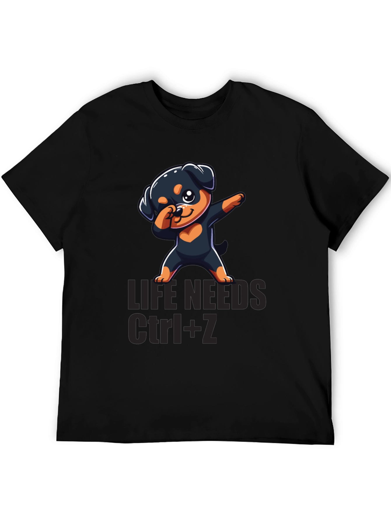 Cute Dog Dabbing T-Shirt - Life Needs Ctrl+Z