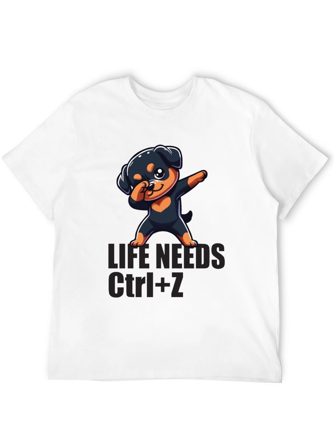 Cute Dog Dabbing T-Shirt - Life Needs Ctrl+Z