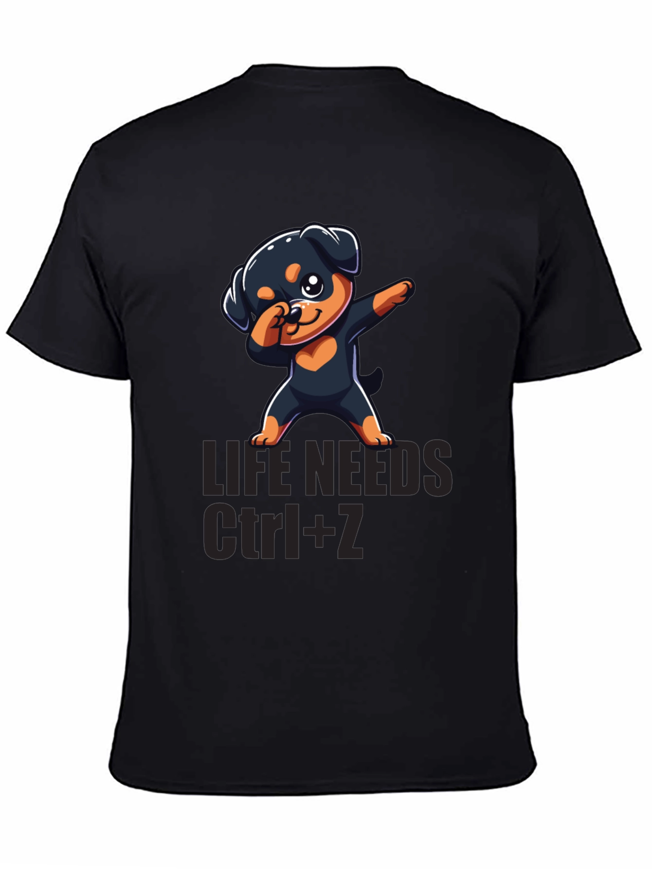 Cute Dog Dabbing T-Shirt - Life Needs Ctrl+Z
