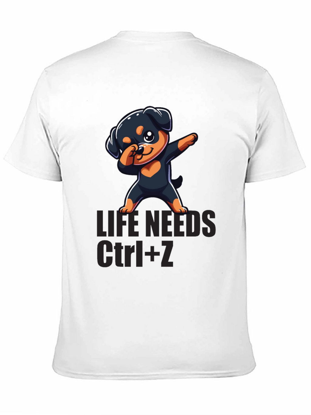 Cute Dog Dabbing T-Shirt - Life Needs Ctrl+Z