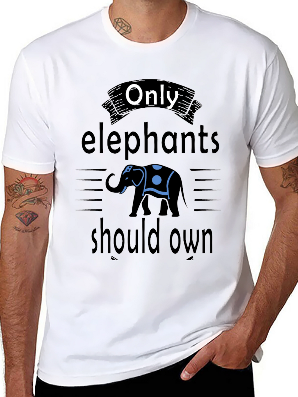 Only Elephants T-Shirt: Unique Graphic Tee