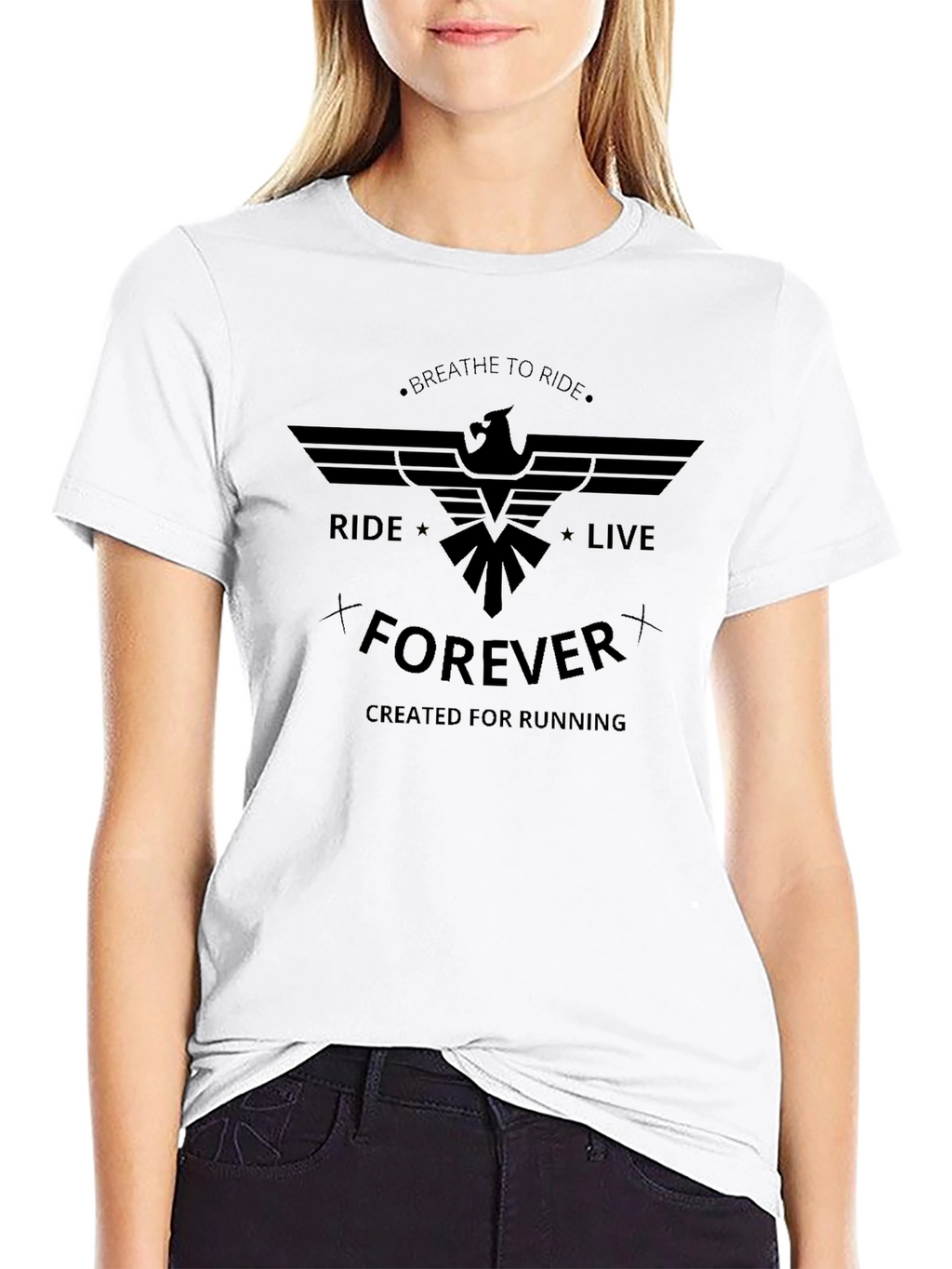 Breathe to Ride Forever Graphic T-Shirt