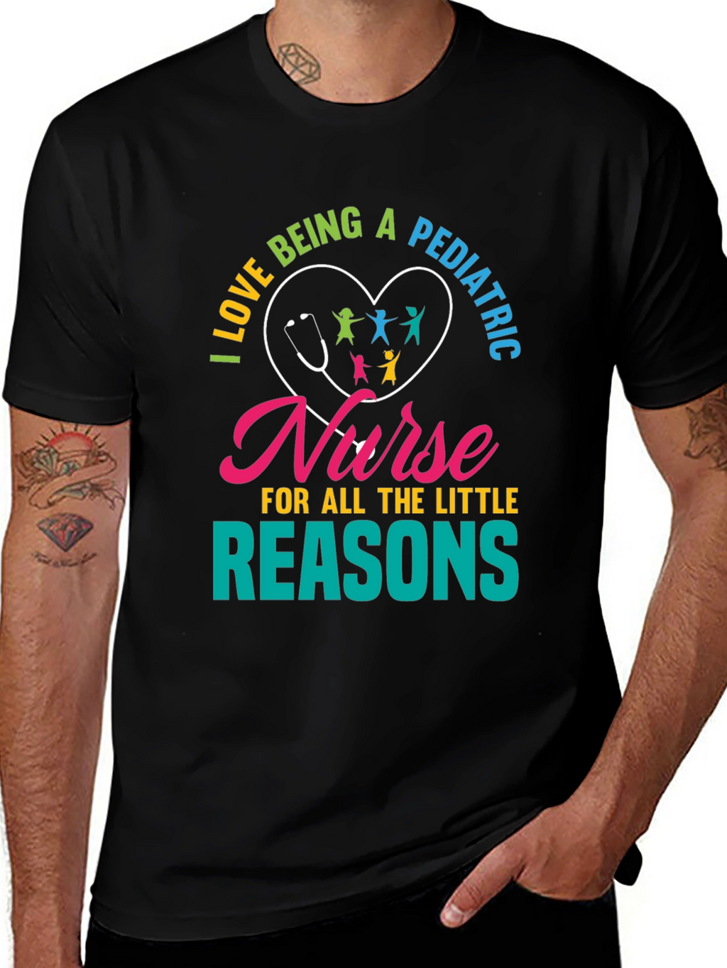 Pediatric Nurse T-Shirt - Little Reasons Design