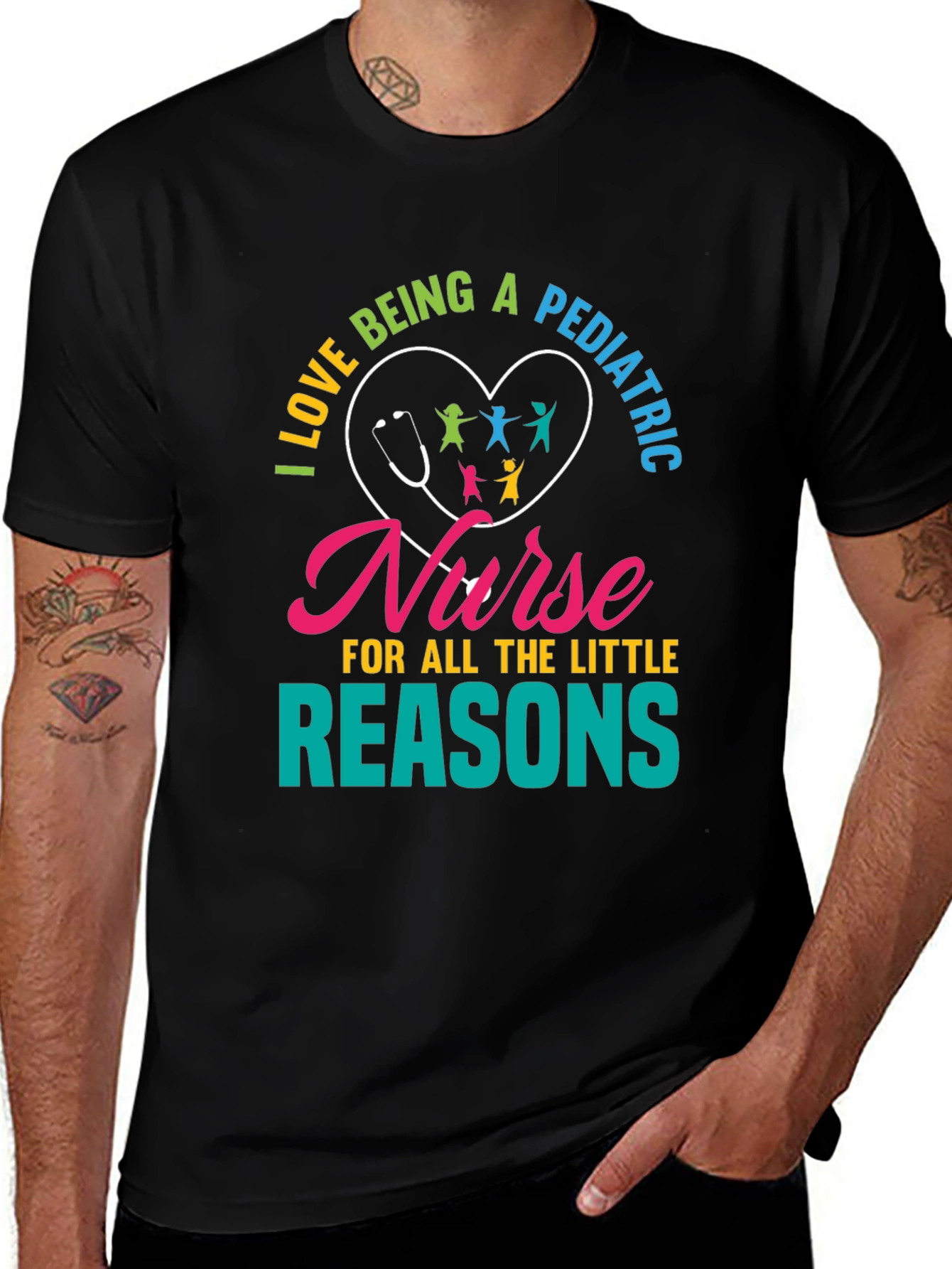 Pediatric Nurse T-Shirt - Little Reasons Design