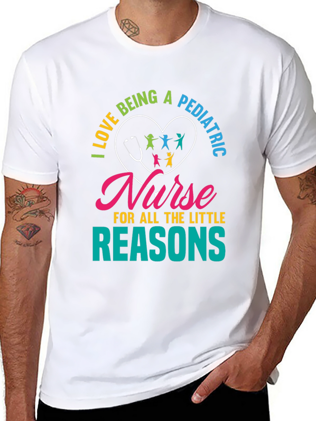 Pediatric Nurse T-Shirt - Little Reasons Design
