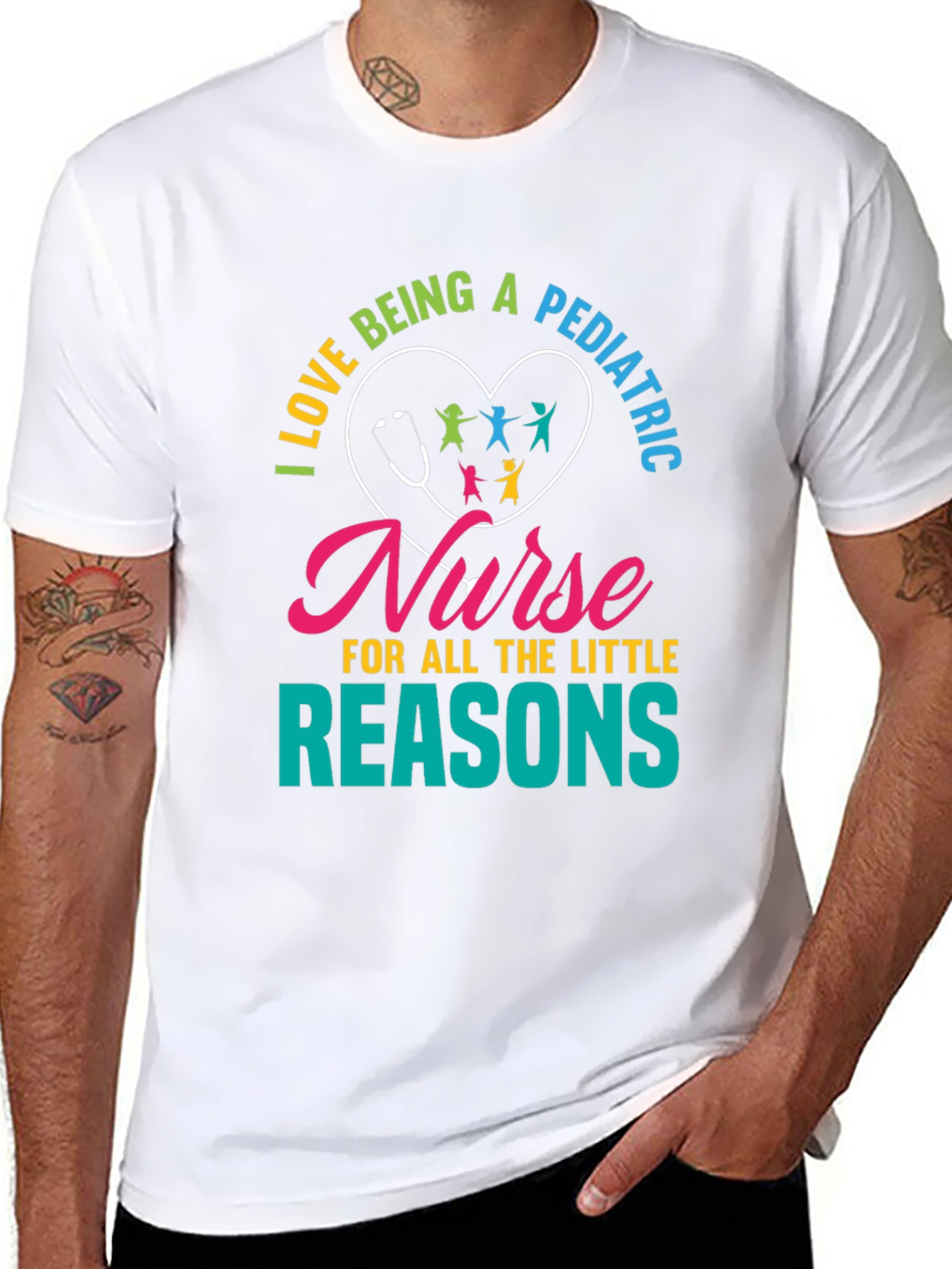 Pediatric Nurse T-Shirt - Little Reasons Design