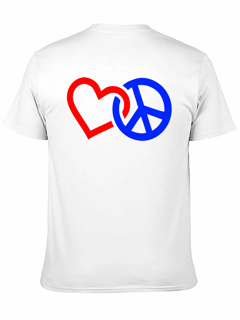 Heart and Peace Sign Graphic T-Shirt