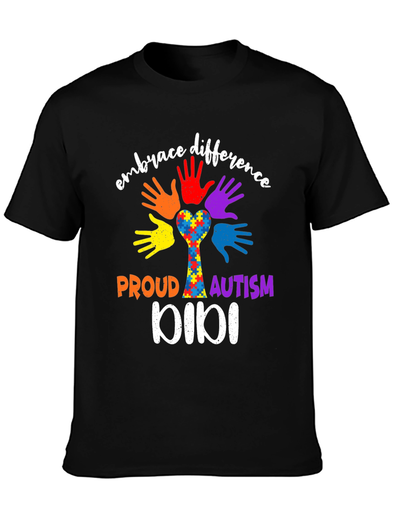 Embrace Difference Autism Awareness T-Shirt