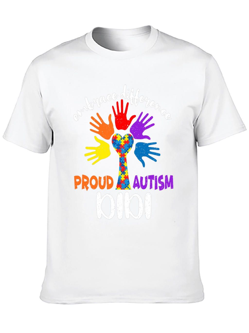 Embrace Difference Autism Awareness T-Shirt