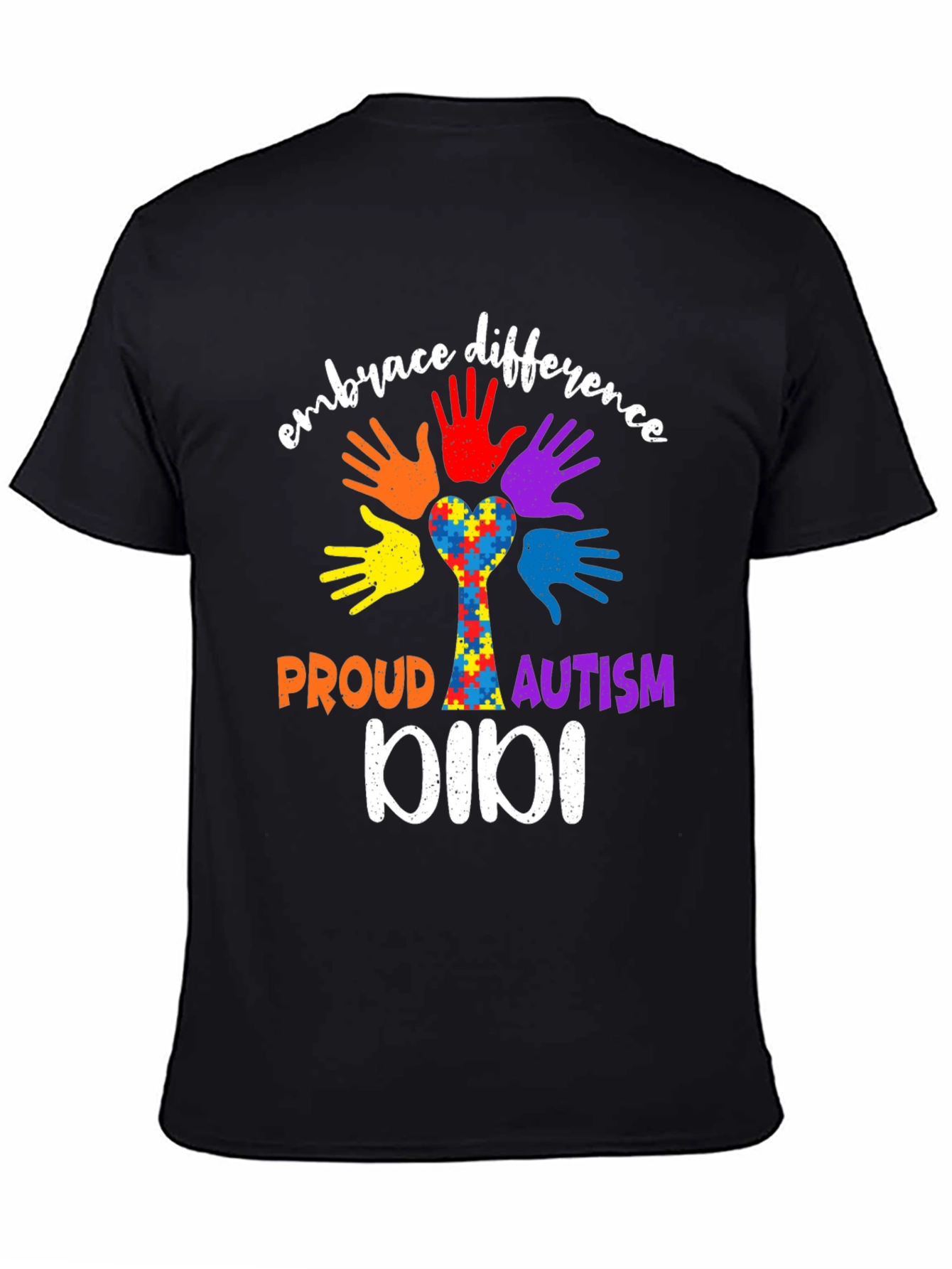 Embrace Difference Autism Awareness T-Shirt