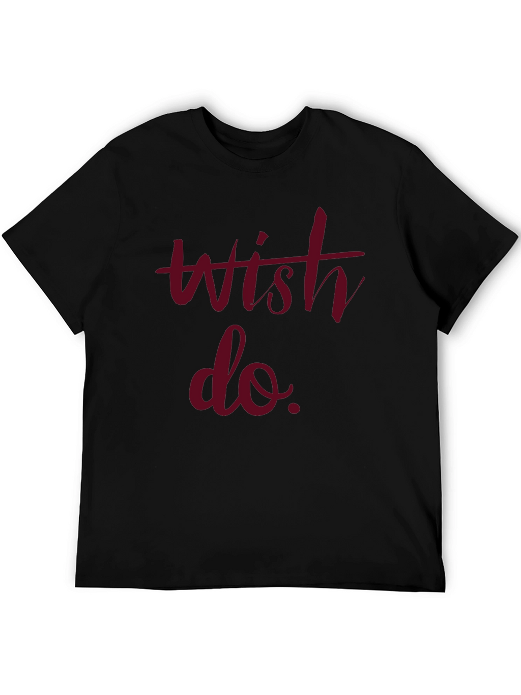 Wish Do Mens Graphic Tee - Black
