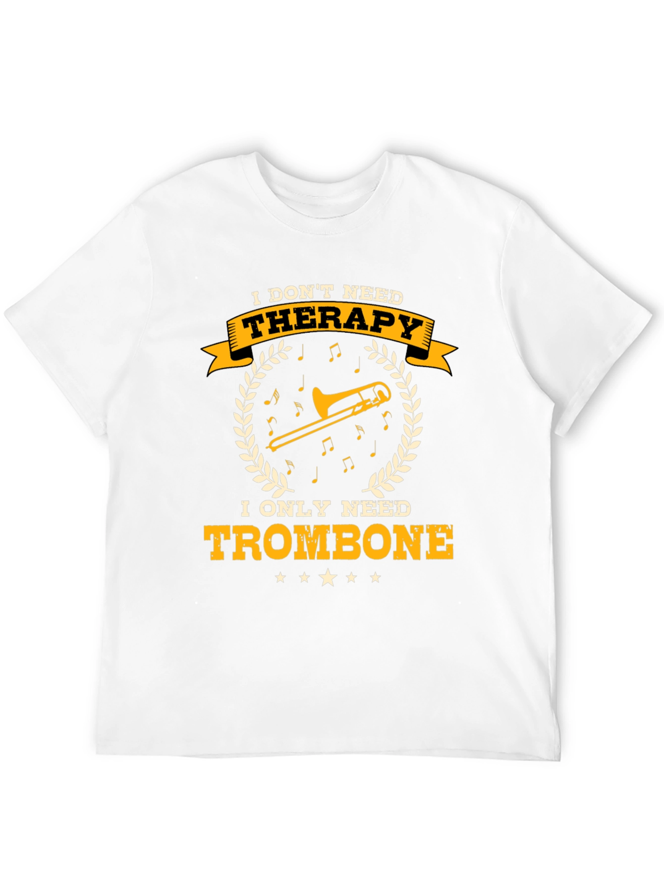 Trombone Therapy T-Shirt - Musician Gift