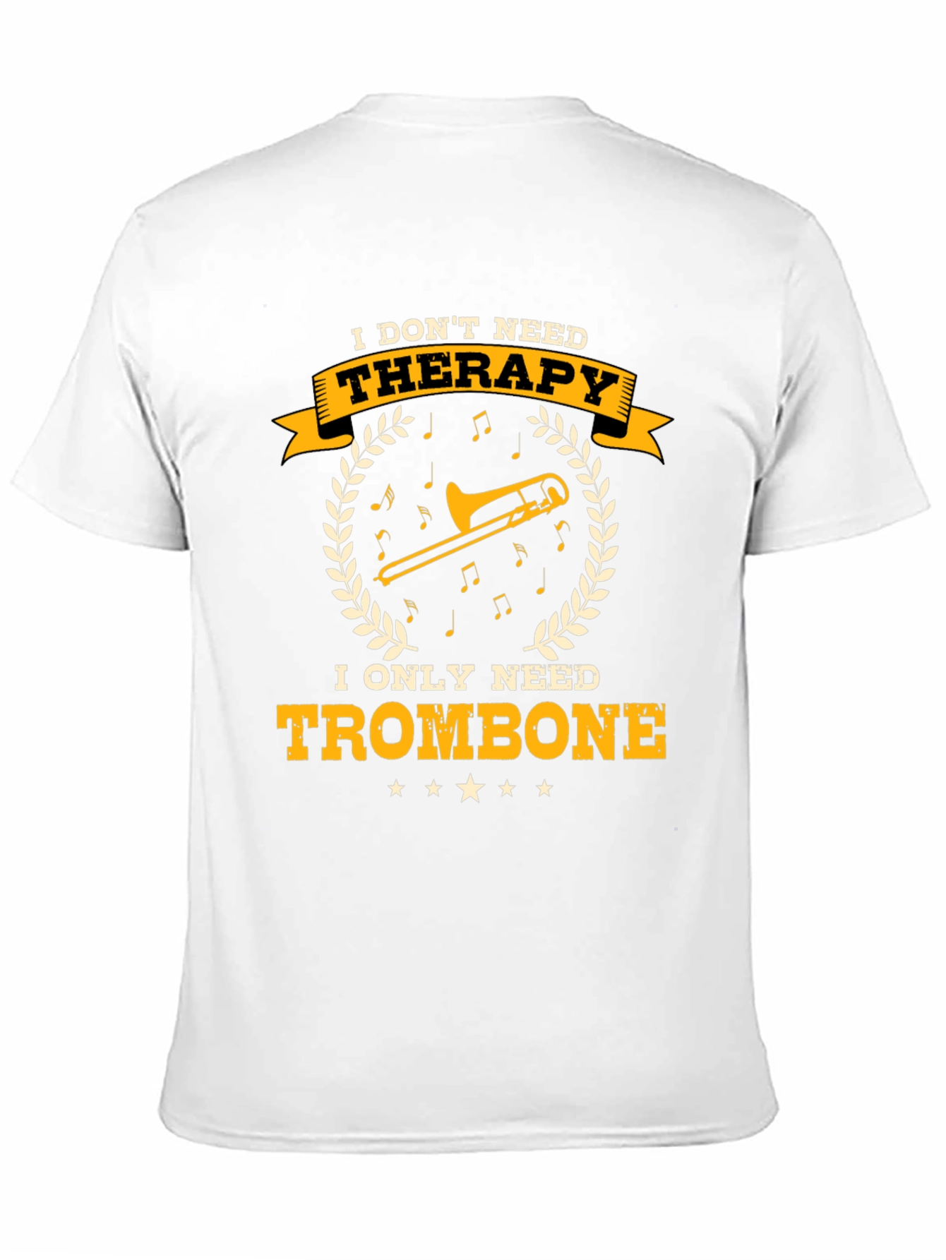 Trombone Therapy T-Shirt - Musician Gift