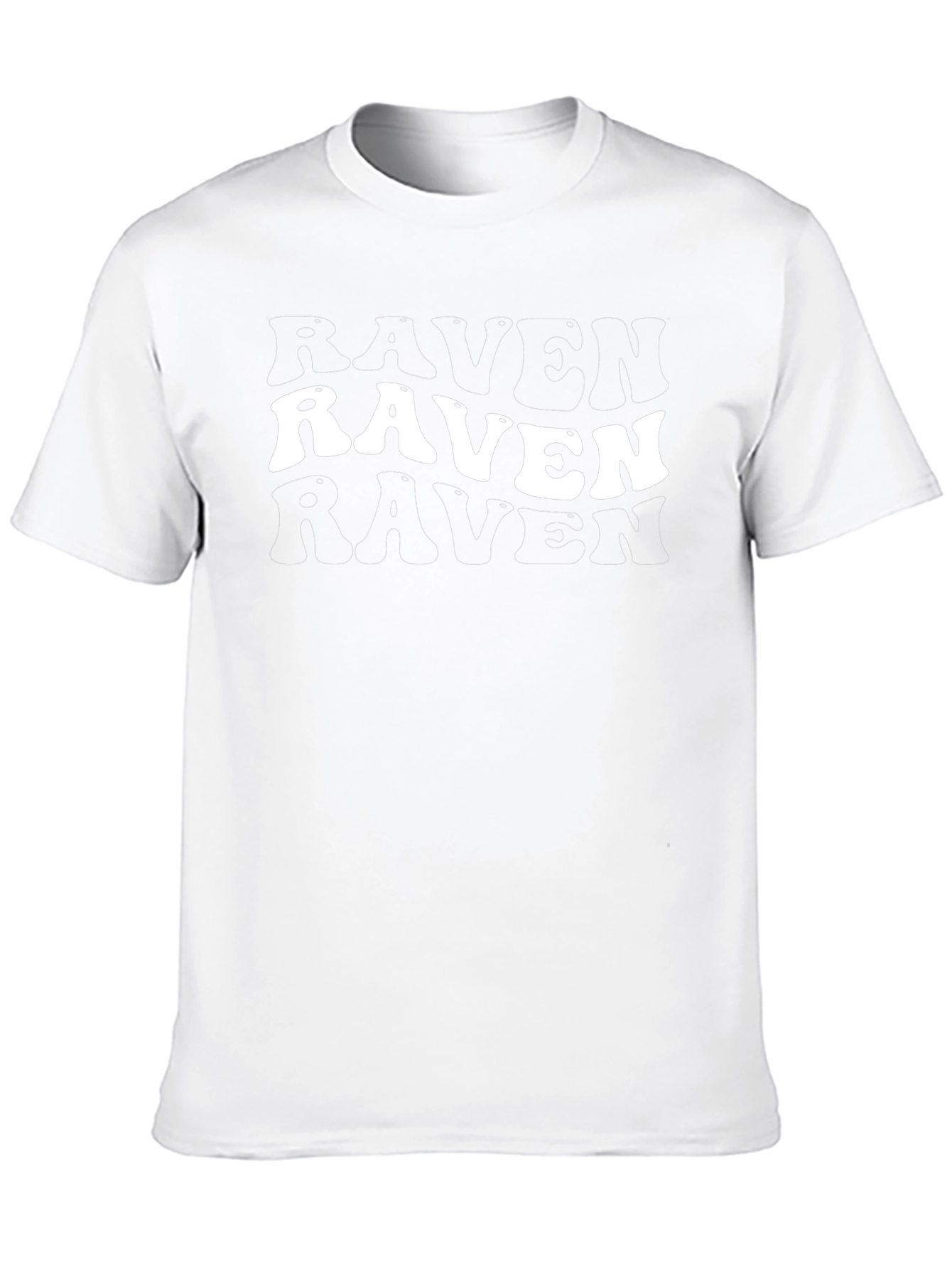 Raven Graphic Print Black T-Shirt