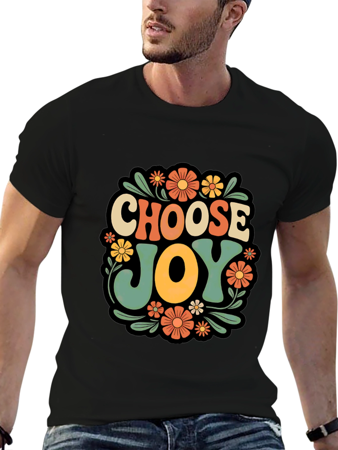 Choose Joy Retro Graphic T-Shirt