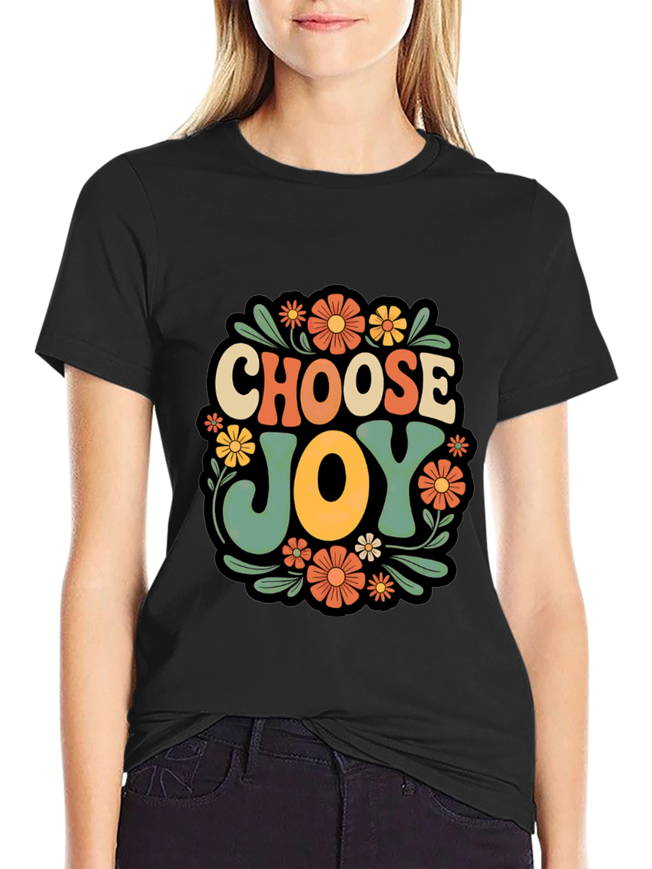 Choose Joy Retro Graphic T-Shirt