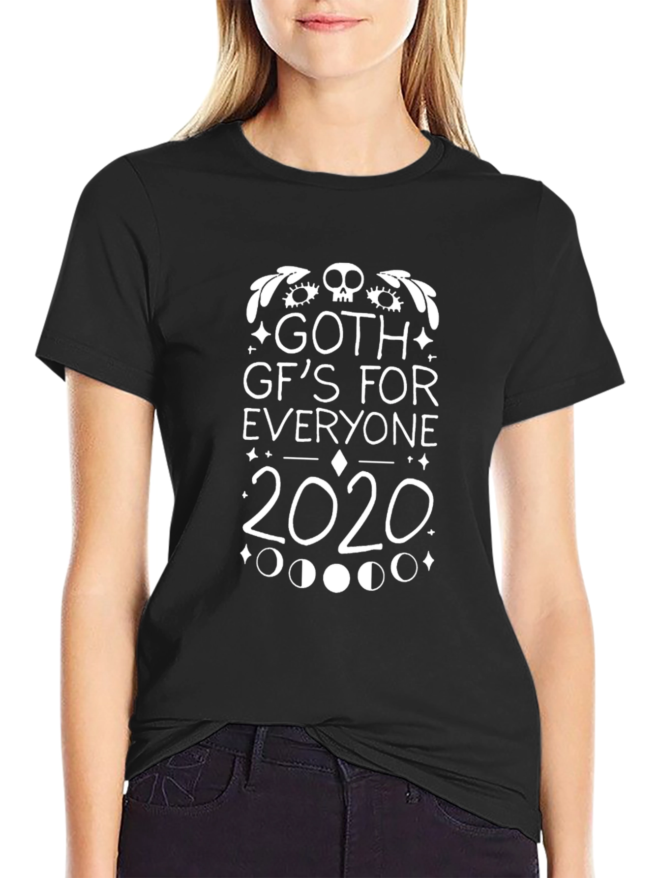 Goth GFs For Everyone 2020 Black Graphic Tee