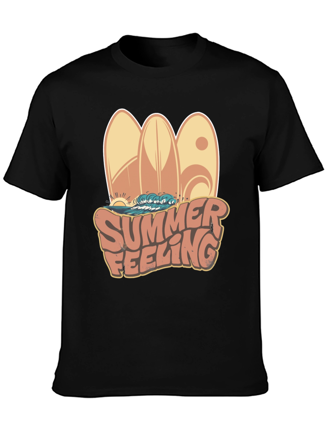 Summer Feeling Surfboard Graphic Tee