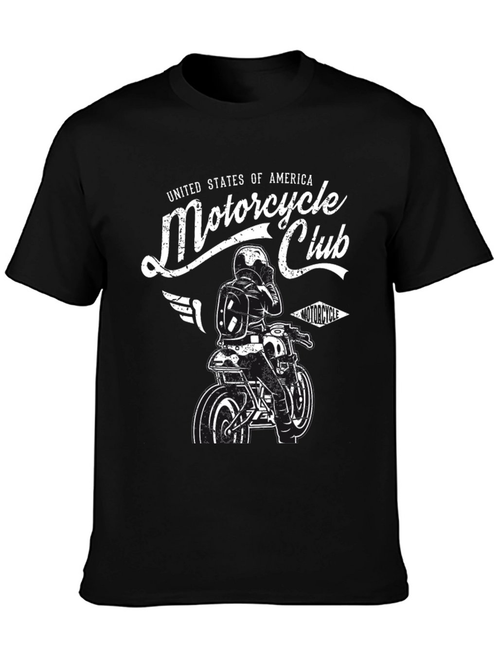 Motorcycle Club Graphic T-Shirt