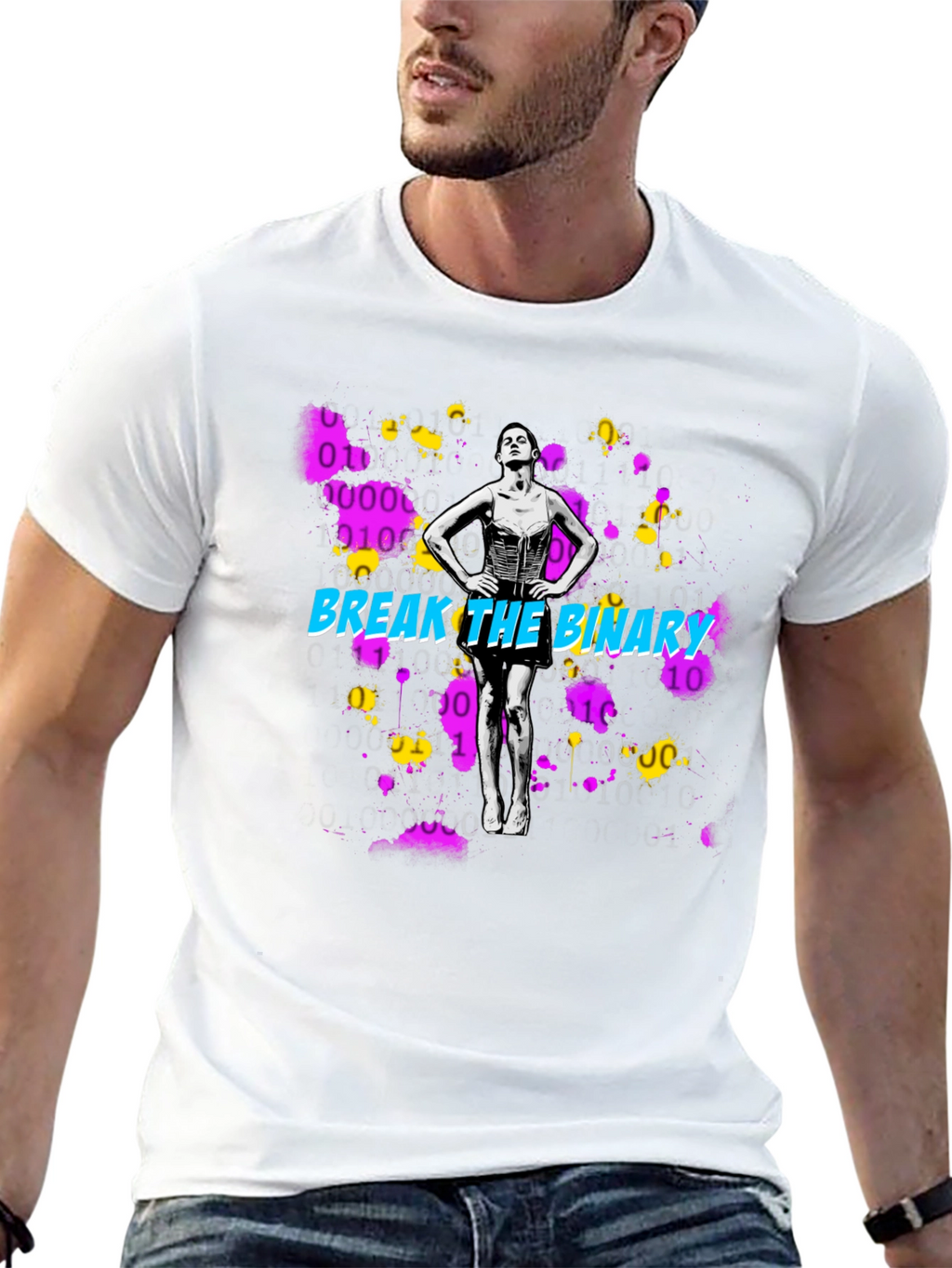 Break The Binary Graphic T-Shirt