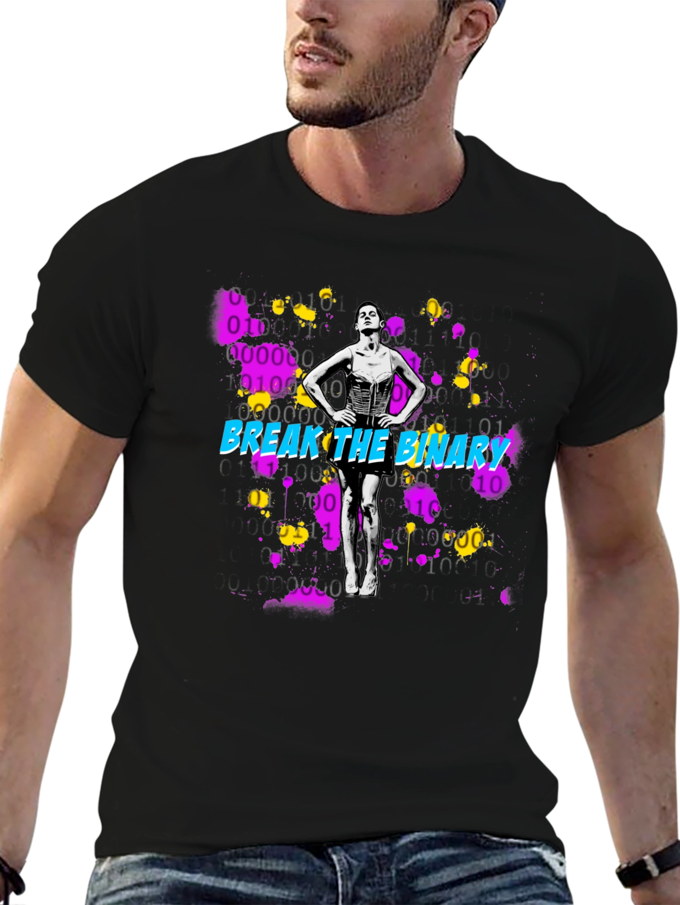 Break The Binary Graphic T-Shirt