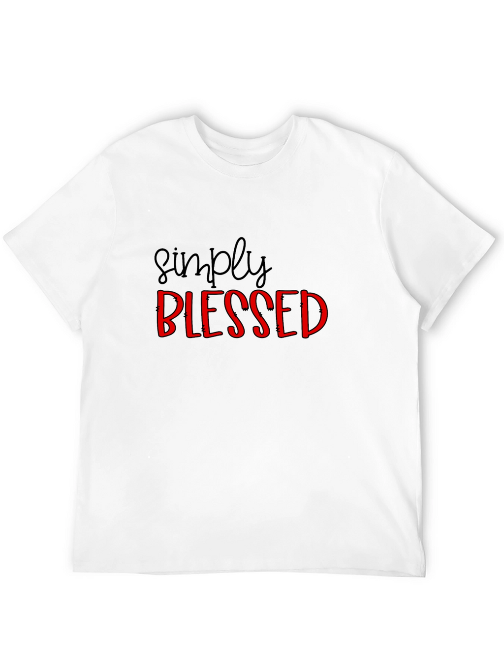 Simply Blessed Graphic Tee - Black