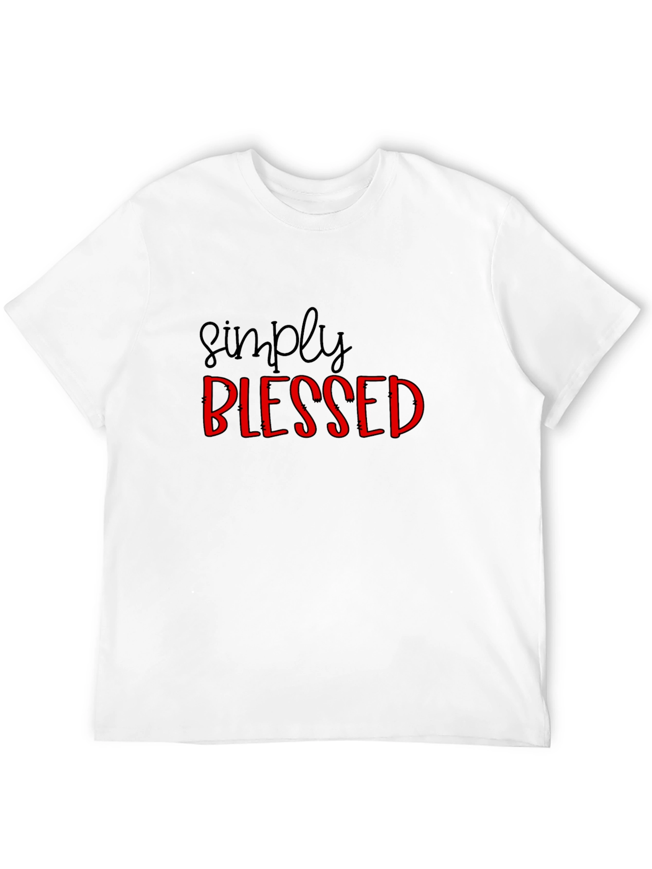 Simply Blessed Graphic Tee - Black