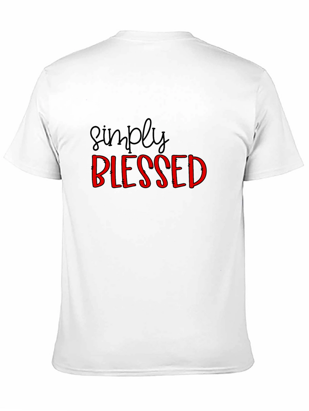 Simply Blessed Graphic Tee - Black