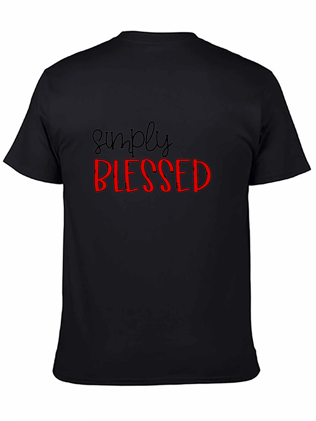 Simply Blessed Graphic Tee - Black