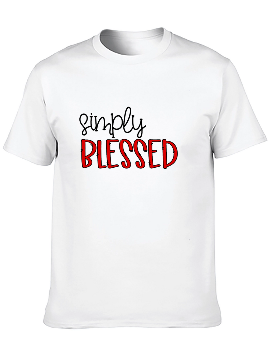 Simply Blessed Graphic Tee - Black