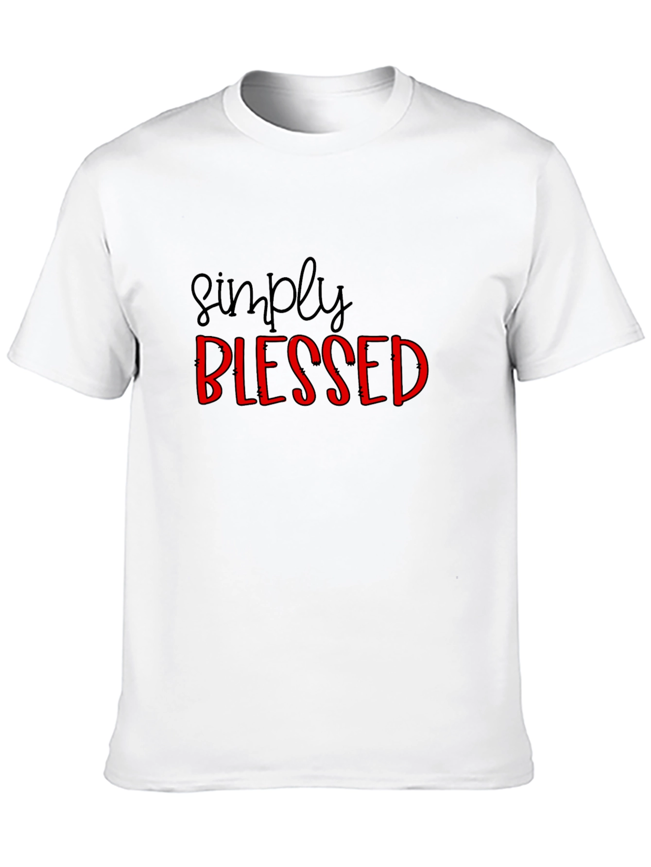 Simply Blessed Graphic Tee - Black